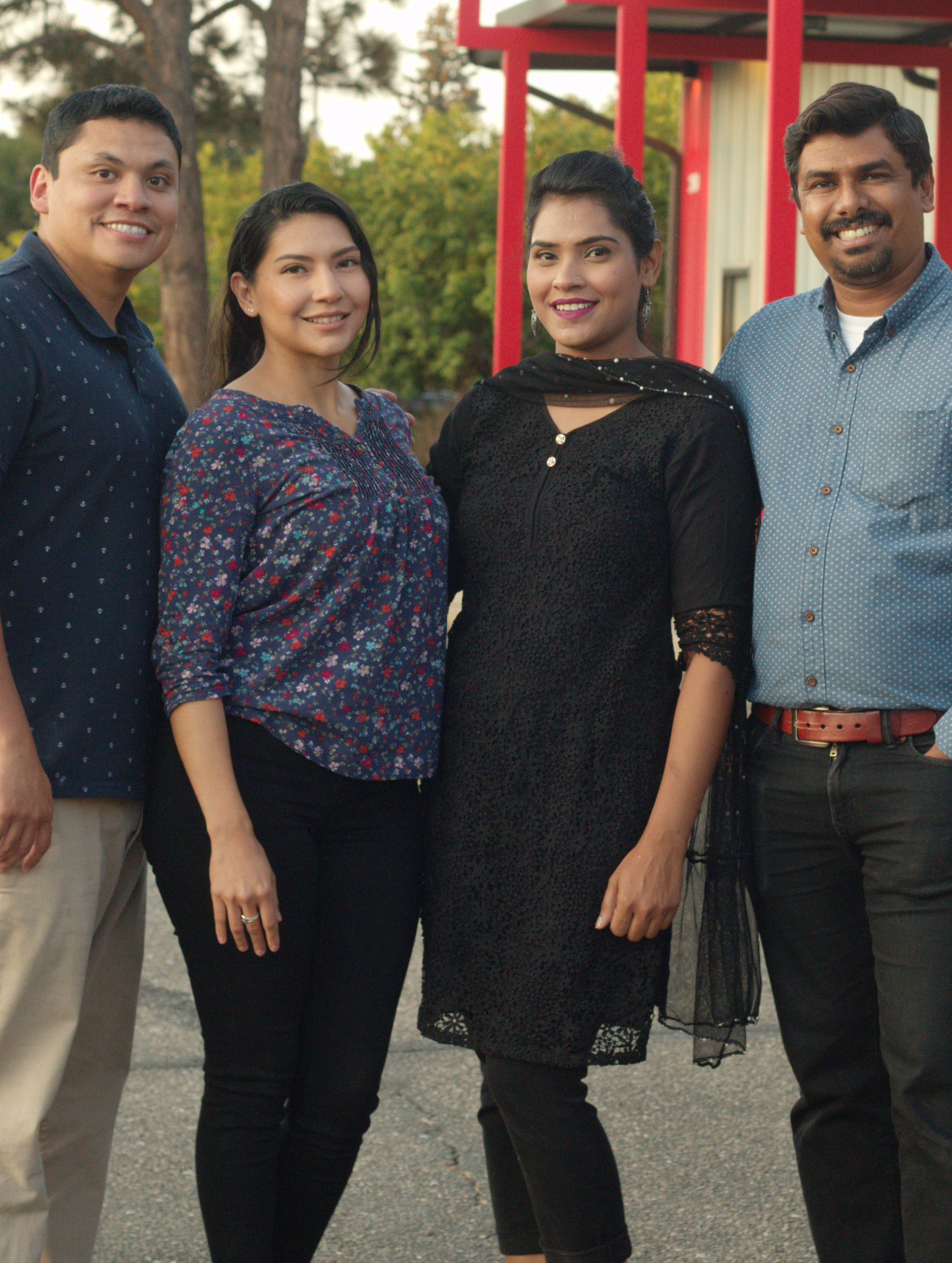 Osvaldo & Eli Galaviz, Mehwish & Raheel Sharoon