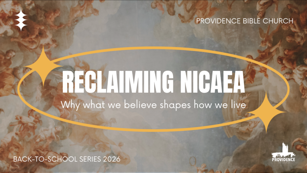 Reclaiming Nicaea: Why what we believe shapes how we live